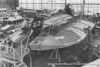 SRN6 being built at Cowes